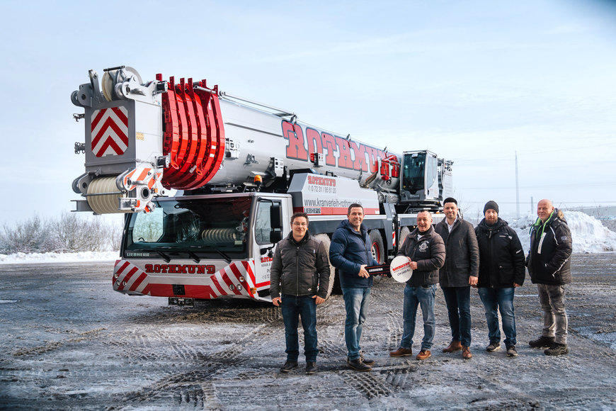 Rothmund verstärkt Kranflotte mit Liebherr LTM 1450-8.1